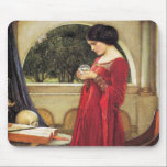 John Waterhouse - The Crystal Ball (detail) mousepads