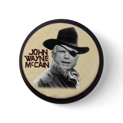 John Wayne McCain Button by elfyboy