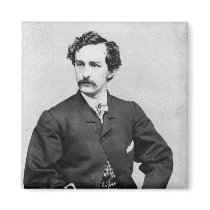 John Wilkes Booth ~ Assassin of President Lincoln Refrigerator Magnet