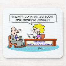 john wilkes booth benedict arnold genealogy mousepad