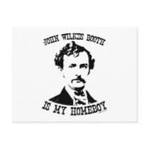 john wilkes booth is my homeboy postcards