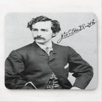JOHN WILKES BOOTH MOUSEPAD
