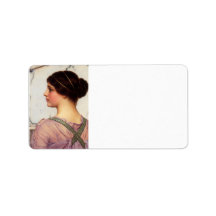 John William Godward - A grecian lovely Address Label