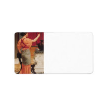 John William Godward - Lesbia with her Sparrow Personalized Address Labels