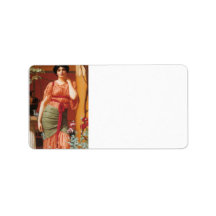 John William Godward - Nerissa Custom Address Label