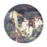 John William Waterhouse - Hylas and the Nymphs Refrigerator Magnets