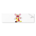 Johnny Automatic Clown Cartoon Bumper Sticker