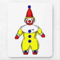 Johnny Automatic Clown Cartoon Mousepads