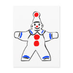 Johnny Automatic Clown Cartoon Post Card