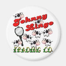 Johnny Lingo Trading Co. Fridge Magnets