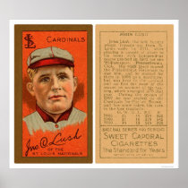 Johnny Lush Cardinals Baseball 1911 Print