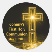 Johnny's First Holy Communion Stickers
