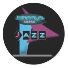 round_sticker - The cats at Johnny's can really blow.  Come listen to the smooth sounds of Charlie Parker, John Coltrane and Oscar Peterson to name only a few.  All the greats play here at Johnny's Lounge.