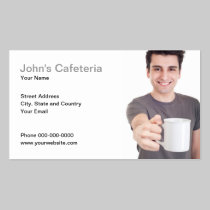 John's Cafeteria Business Card business cards