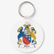 Johns Family Crest keychains by coatsofarms Johns Family Crest keychains