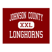 Johnson County - Longhorns - High - Mountain City Postcard