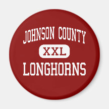 Johnson County - Longhorns - Mountain City Refrigerator Magnets