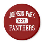 Johnson Park - Panthers - Middle - Columbus Ohio Fridge Magnets
