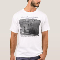 Johnson Reunion Arial View t-shirts by SmileyRLS Johnson Reunion Arial View t-shirts