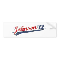 Johnson Team bumper stickers by Politicaltshirts Johnson Team bumper stickers