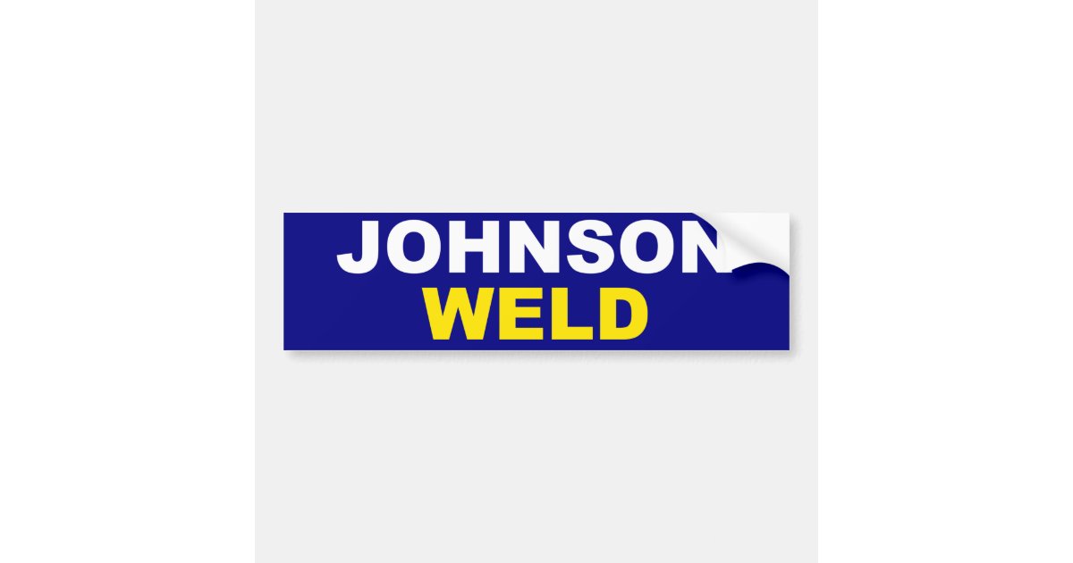 JohnsonWeld Bumper Sticker Zazzle
