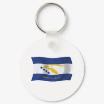 Johnston Atoll Flag Keychain