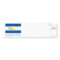 Johnston Atoll Flag with Name bumper stickers