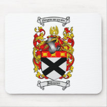 JOHNSTON FAMILY CREST -  JOHNSTON COAT OF ARMS mousepads