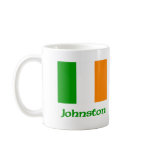 Johnston Irish Flag mugs
