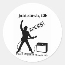 Johnstown, CO Round Sticker
