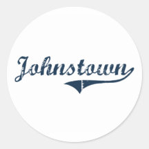 Johnstown New York Classic Design Sticker