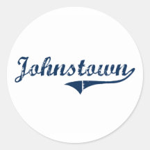 Johnstown Pennsylvania Classic Design Stickers