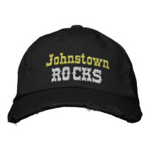 Johnstown Rocks Embroidered Hat embroidered hats by imperfectiomism Johnstown Rocks Embroidered Hat embroidered hats