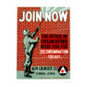 Join Civil Defense Decontamination Squads 1943 WPA posters