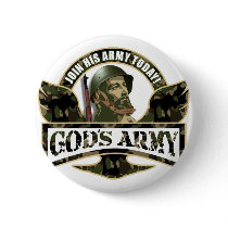 Join His Army Today - God's Army buttons