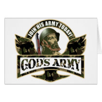 Join His Army Today - God's Army cards