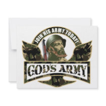 Join His Army Today - God's Army Invites