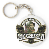 Join His Army Today - God's Army keychains