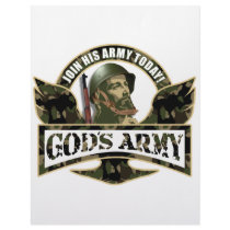 Join His Army Today - God's Army letterhead