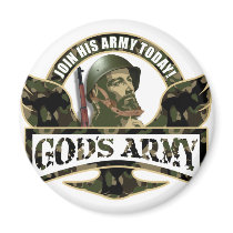 Join His Army Today - God's Army magnets