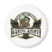 Join His Army Today - God's Army magnets