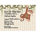 Monkey Baby Shower invitation