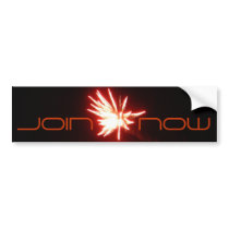 JOIN NOW bumper stickers by ManuelSeixas JOIN NOW bumper stickers