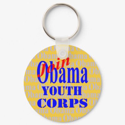 Join Obama Youth Corps Key Chain by HodlinGallery