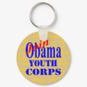 Join Obama Youth Corps Key Chain keychains by HodlinGallery Join Obama Youth Corps Key Chain keychains