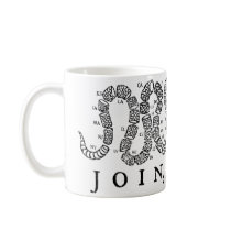 join or die 50 states mug