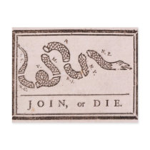 Join or Die Benjamin Franklin Political Cartoon Post Cards