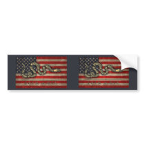 Join, Or Die -Flag Bumper Stickers