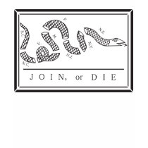 Join or Die Flag t-shirts