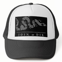 Join, or Die Trucker Hats